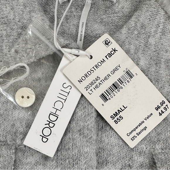 Stitch Drop Button Front Sweater Dress - Picture 4 of 7